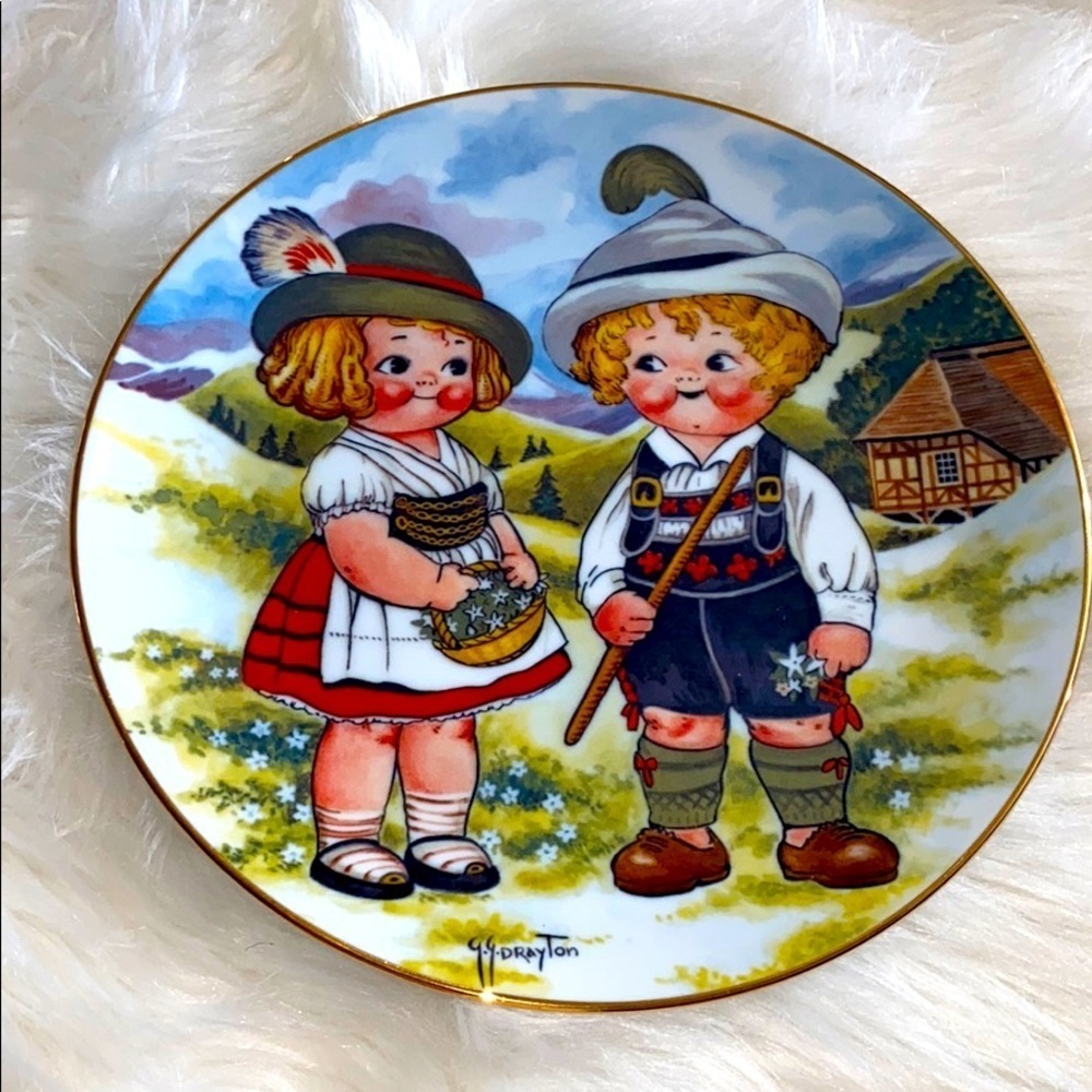 Vintage Dolly Dingle Plate